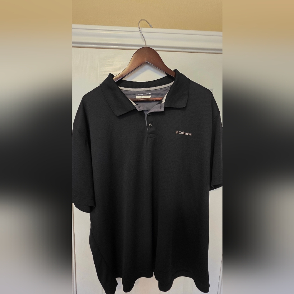 Columbia Men's Classic Black Polo
